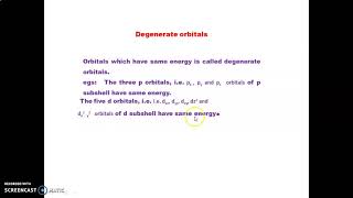 Degenerate orbitals [upl. by Faulkner]