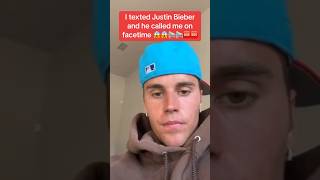 OMG ‼️🆘 shorts shortsvideo ustinbieber facetime hailybieber voiceeffects prank [upl. by Allebram]