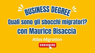 Percorsi migratori in Australia con BUSINESS DEGREE [upl. by Elwee]