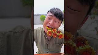 Eating carrot fries and juice😱shorts shortsfeed youtubeshorts [upl. by Teeniv]