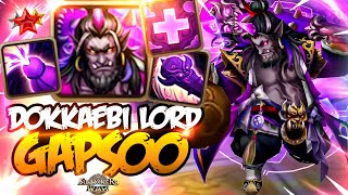 NEW Dark Dokkaebi Lord GAPSOO in Summoners War [upl. by Stephani451]