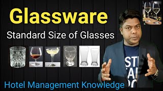 What is glassware  Size of glassware Hotel Managementhotelmanagement [upl. by Darian]