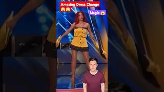 Amezing Dress Change Magic 😱 shorts americasgottalent agt viral AGT BGT gottalentglobal [upl. by Aikemet]