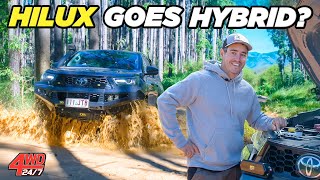 HYBRID DUAL CAB UTES COMING TO AUSTRALIA  Shaunos honest opinion on 48V Mild Hybrid Toyota HiLux [upl. by Wiley]