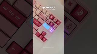 💘QK80 MK2 pink keyboard build [upl. by Lucrece]