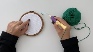 needle punching for beginners How To Thread A Punch Needle  آموزش نیدل پانچ با تمام نکات [upl. by Llednav958]