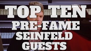 Top 10 PreFame Celebrity Appearances On Seinfeld Quickie [upl. by Relyuc]