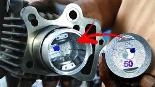 Reboring Motorcycle Engine Cylinder And Polishing Process  Zimbiker [upl. by Bailie990]