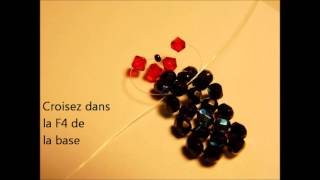 Tutoriel bague faire une bague en perles [upl. by Josie]