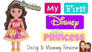 My First Disney Princess Toddler Belle Doll  Mommy and Daisy Review May Toy Insider Surprise Box [upl. by Eniac939]