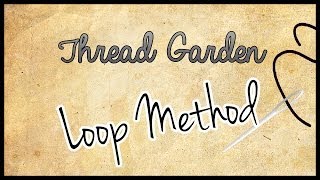 FlossTube 9Cross Stitch TutorialLoop Method for Starting a Thread [upl. by Akessej]