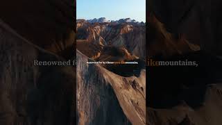 Discover these unseen MountainsLandmannalaugar Iceland travel explore explorepage adventure [upl. by Auop]