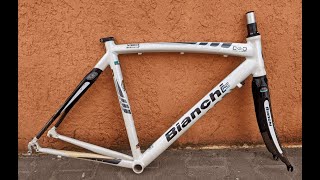 Bianchi Via Nirone 7 700c M 54  alucarbon frameset [upl. by Uno]