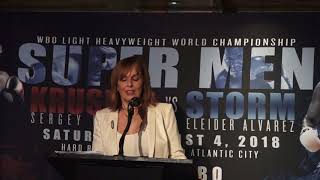 Kathy Duva On Kovalev vs Alvarez EsNews Boxing [upl. by Oriana]