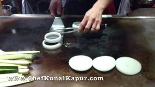 Teppanyaki Showman  Kunal Kapur  Live Kitchen Stunts [upl. by Fisoi]