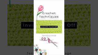 Crochet Invisible Finish Off crochet crochetforbeginners crochettutorial [upl. by Eiramnwad555]