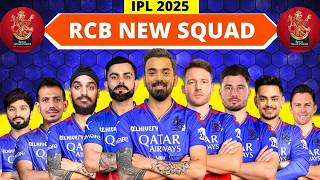 Royal Challengers Bangalore 2025 Squad REVEALED Is This The BEST rcb ipl [upl. by Corbett253]