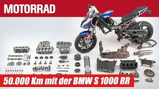 50000 Km mit der BMW S 1000 RR Zerlegtes Getriebe und DauertestBilanz [upl. by Herschel]