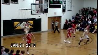 High School Boys Basketball Boscobel at Cuba City January 21 2010 [upl. by Relyhs]