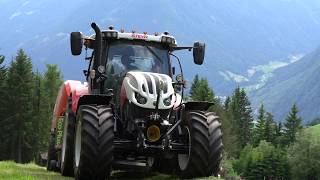 Steyr 4145 Profi CVT [upl. by Drexler689]