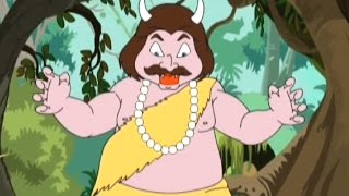 Demon And Dwarf  राक्षस आणि टिंगूजी  Animation Moral Stories For Kids in Marathi Chan Chan Goshti [upl. by Oiredised]