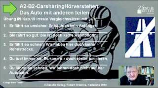 B2Carsharing Üb09 Kap19 irreale Vergleichssätze mit als [upl. by Raffaello]