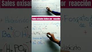 Sales oxisales ácidas por reacción de Formación química salesácidas formulacion [upl. by Dhaf]