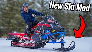 NEW Snowmobile with ONE SKI [upl. by Audi141]