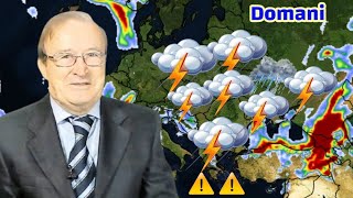 METEO  DOMANI  SaBATO 19 OTTOBRE 2024 forti piogge e forti venti nelle città italiane [upl. by Aik]