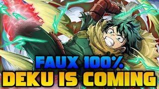 FAUX 100 DEKU IS COMING ANIME SEASON 7 CELEBRATION  My Hero Ultra Impact [upl. by Erihppas]