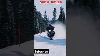 Snow motorcycle riding youtubeshorts youtube [upl. by Claus811]