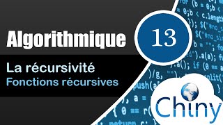 Algorithmique 1314  La récursivité fonctions récursives [upl. by Ltney866]