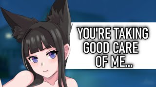 Helping A Stray Tsundere Wolfgirl ASMR Roleplay Audio [upl. by Annay827]