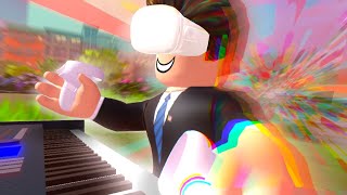 Playing Piano on ROBLOX VR AMAZES Players 😱 [upl. by Alac748]