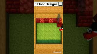 minecraft floordesign viralshort [upl. by Dorin348]