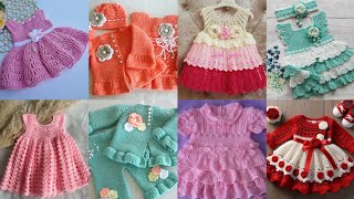 Crochet Trends Frock Design 2024Crochet Baby Clothes [upl. by Luise]