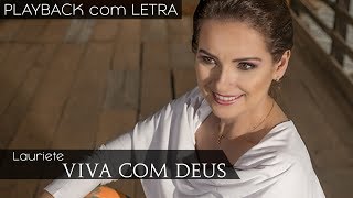 Viva Com Deus  Lauriete PLAYBACK com LETRA [upl. by Lamrert735]