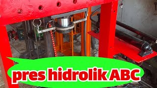 pres hidrolik abc hydraulic [upl. by Hnoj]