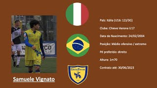 Samuele Vignato AC Monza  Chievo Verona 2021 highlights [upl. by Lladnyk]