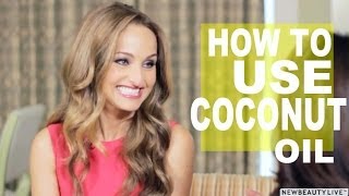 Coconut Oil Beauty Tips From Giada De Laurentiis  NewBeauty Tips amp Tutorials [upl. by Ahselaf]