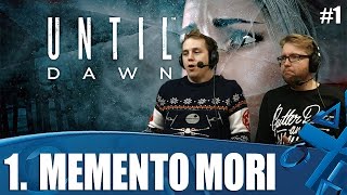 Until Dawn lets play Chapter 1  Memento Mori [upl. by Enomyar600]