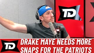 New England Patriots QB Drake Maye needed to play more [upl. by Notsuh]