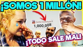 ¡Reaccionando al MILLÓN de SUSCRIPTORES 🎉LLORAMOS de LA EMOCIÓN 😢  FINAL INESPERADO 😱 [upl. by Noiemad538]