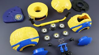 MEGA MINION JERRY【MODEL KIT BUILD】ASMR DESPICABLE ME4 YOLOPARK [upl. by Jemma]