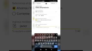 COMO INSCRIBIR UNA CUENTA BANCOLOMBIA DESDE TU APP BANCOLOMBIA [upl. by Airakaz]