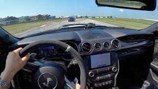 2020 Ford Mustang Shelby GT500  POV Track Drive at Autobahn CC [upl. by Melva]