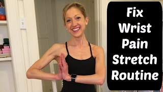 Fix Wrist Pain With These Exercises  Stretching Routine for Relief [upl. by Ailec559]