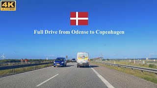 4K Driving in Denmark Odense to Copenhagen [upl. by Drucilla]