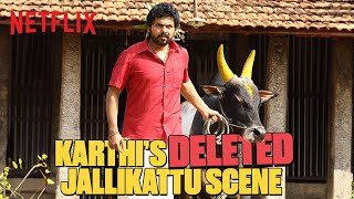 Karthi FONDLY Recalls Jallikattu Memories 🥹 Ft Arvind Swami  Deleted Scene  Meiyazhagan [upl. by Laerdna]