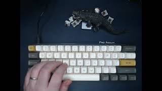 Gateron Brown Pro Mechanical Keyboard Switch Typing Test [upl. by Evin]